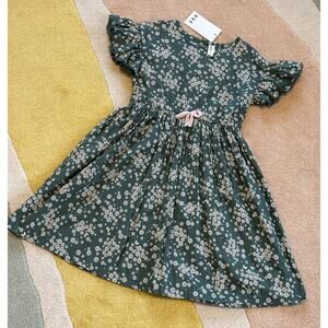 Huxbaby Green Daisy 🌼 Dress